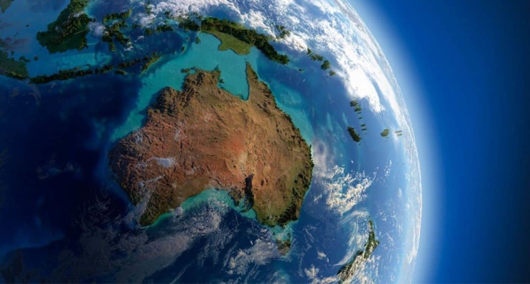 Image of Australia from space