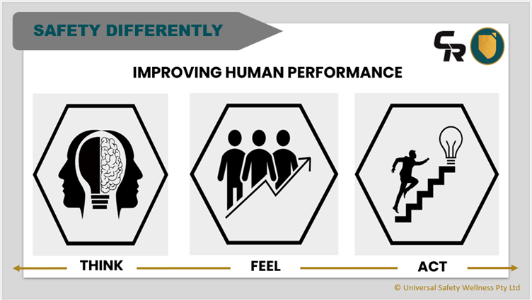 Safety differently human performance steps